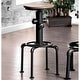 preview thumbnail 1 of 5, Furniture of America Cess Contemporary Black Metal Barstools (Set of 2)