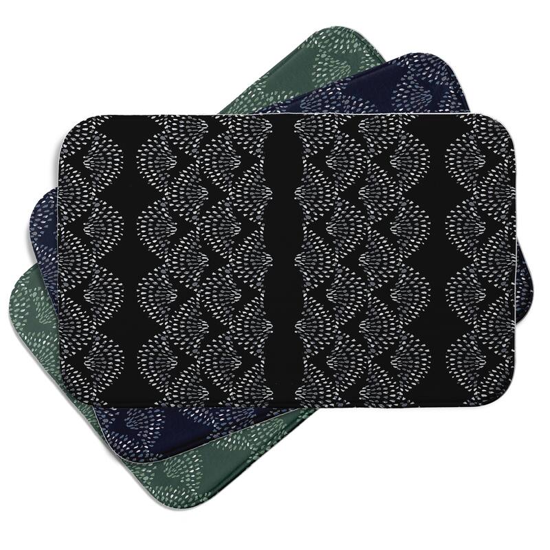 Dotted Decor Bath Mat