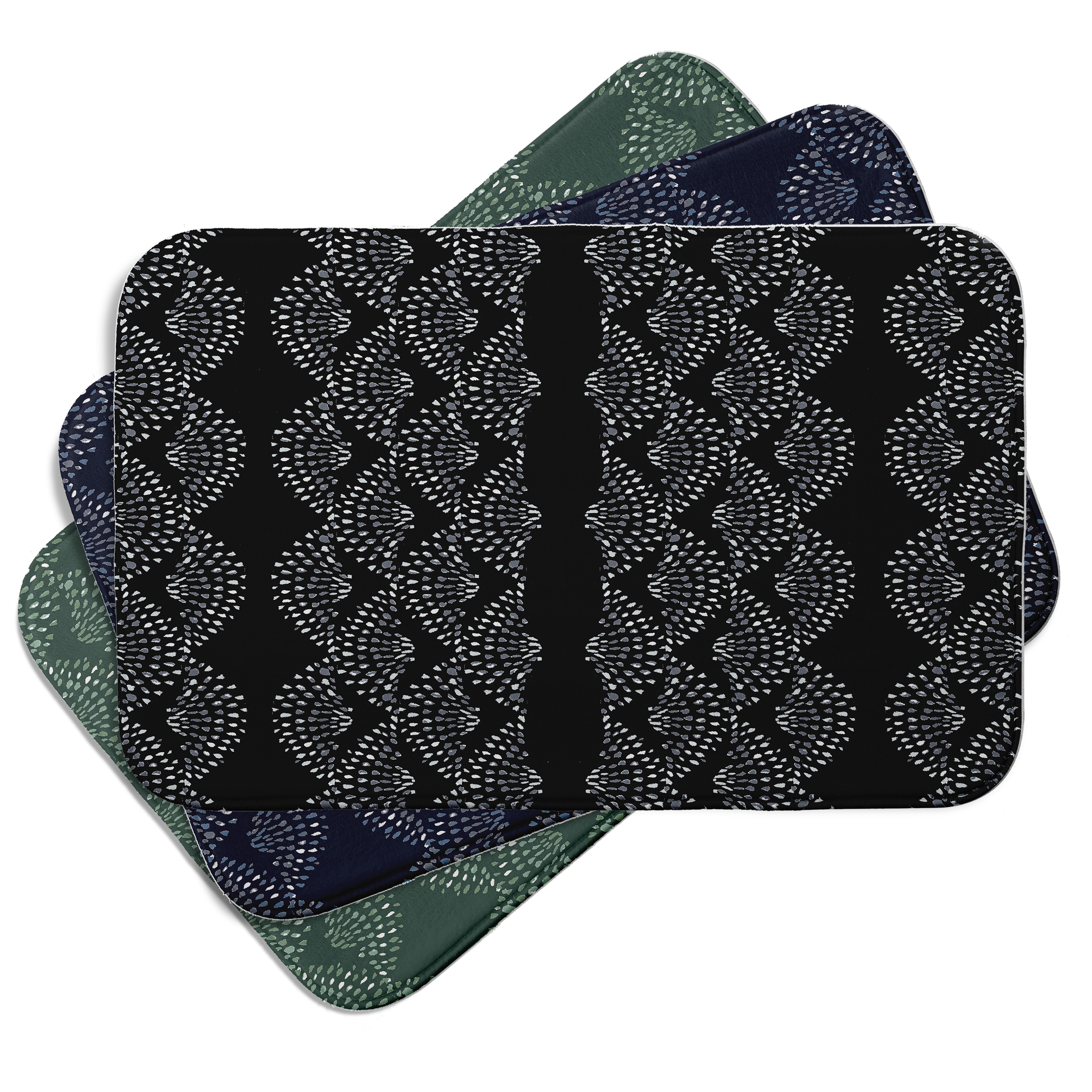 Dotted Decor Bath Mat