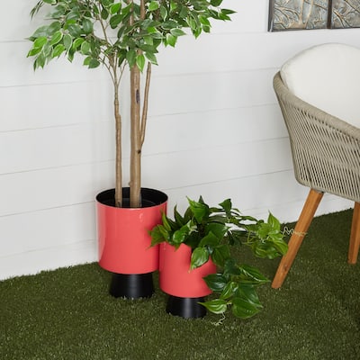 Iron Modern Planter 14 x 10 x 10 - 10 x 10 x 14Round