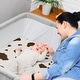 preview thumbnail 4 of 4, Sweet Jojo Designs Tan Brown Western Cowboy Boy 2 Pack Baby Bassinet Fitted Sheets Off White Cow Print Animal Wild West Horse