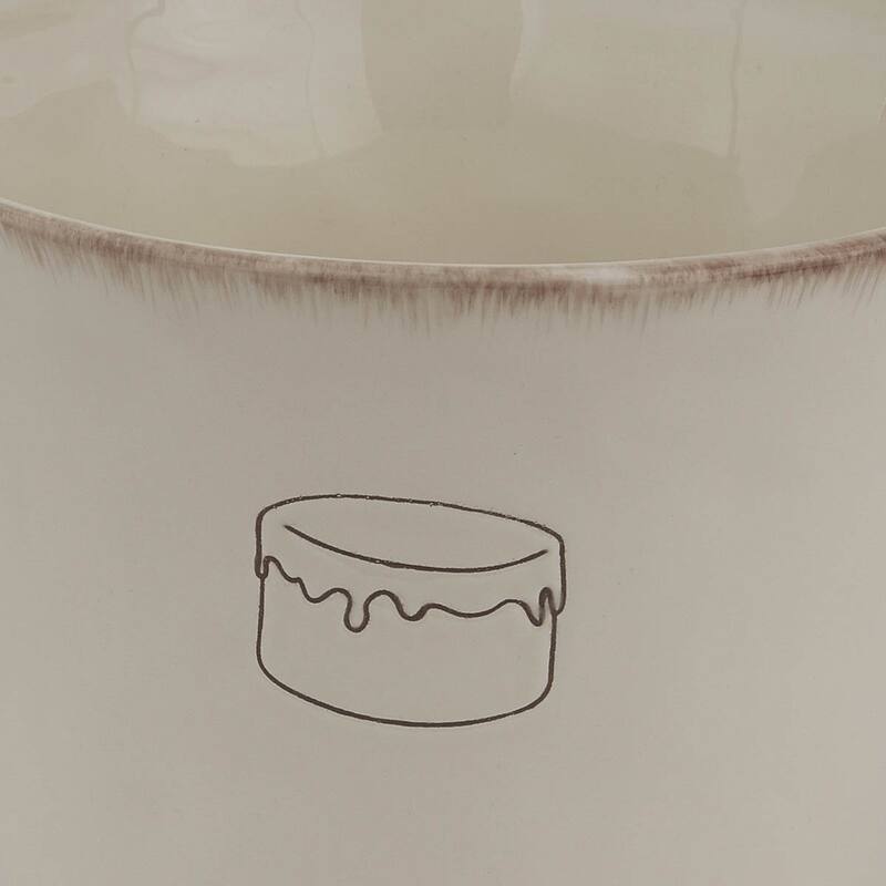 Park Designs Villager Cream Batter Bowl - 7" H X 8" DIA