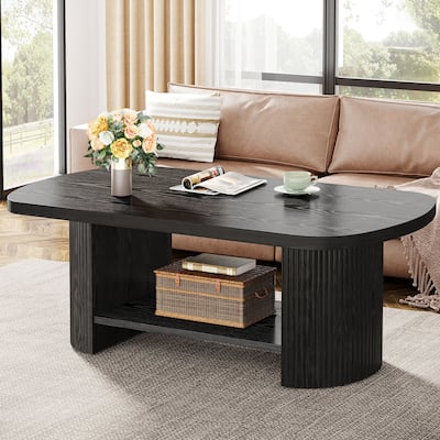 Mid-Century 2-Tier Coffee Table