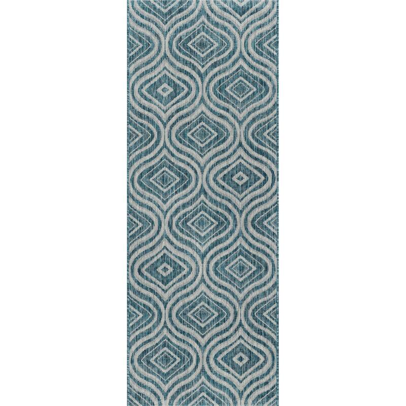 Colonnade Modern & Contemporary Abstract Indoor/Outdoor Area Rug