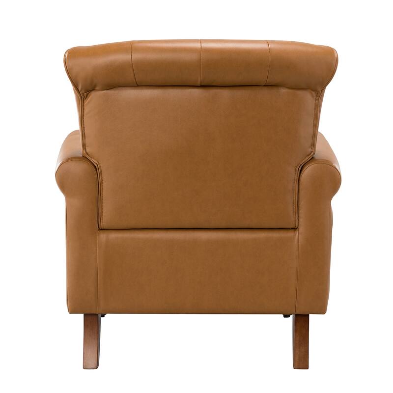 Mycenae Upholstered Accent Armchair with Nailhead Trim Set of 2