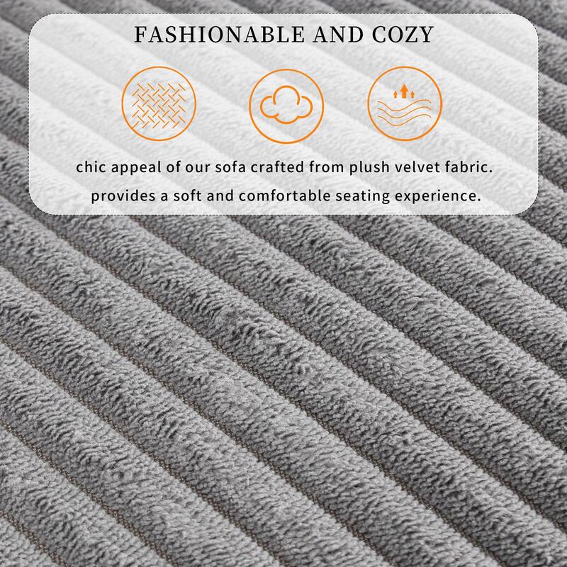 96.1" Polyester Sleeper Sectional Sofa with Storage Bags, Cup Holders and Fold-Out Twin Bed