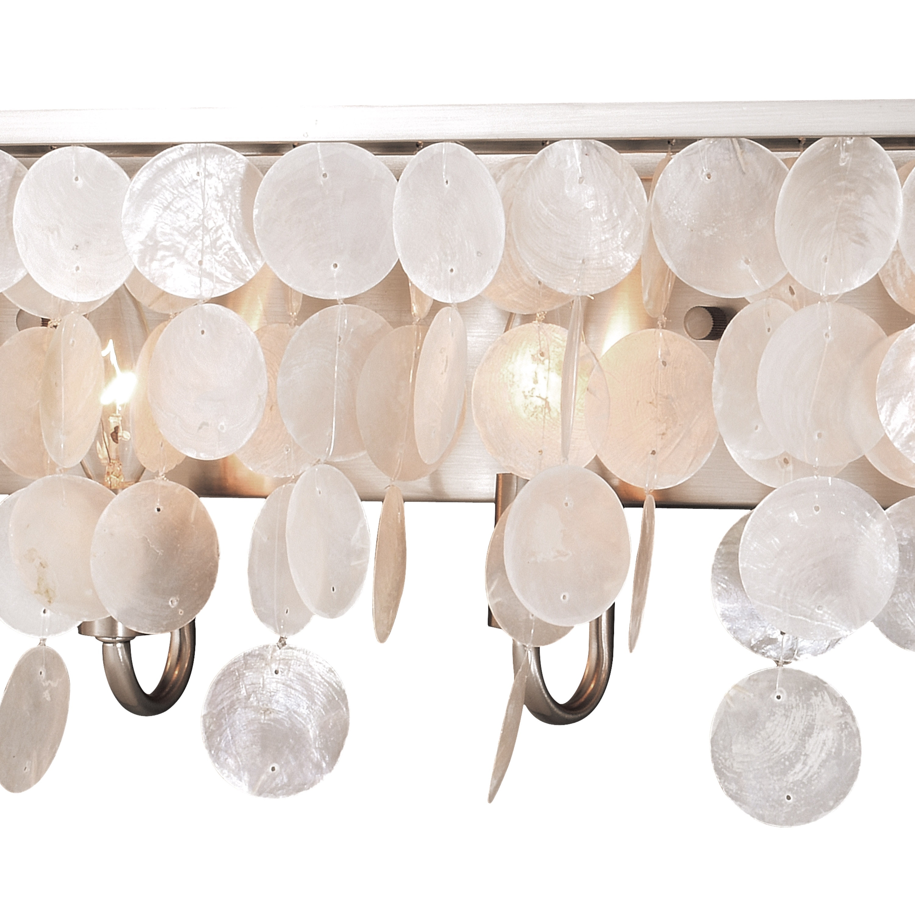 Capiz on sale vanity light