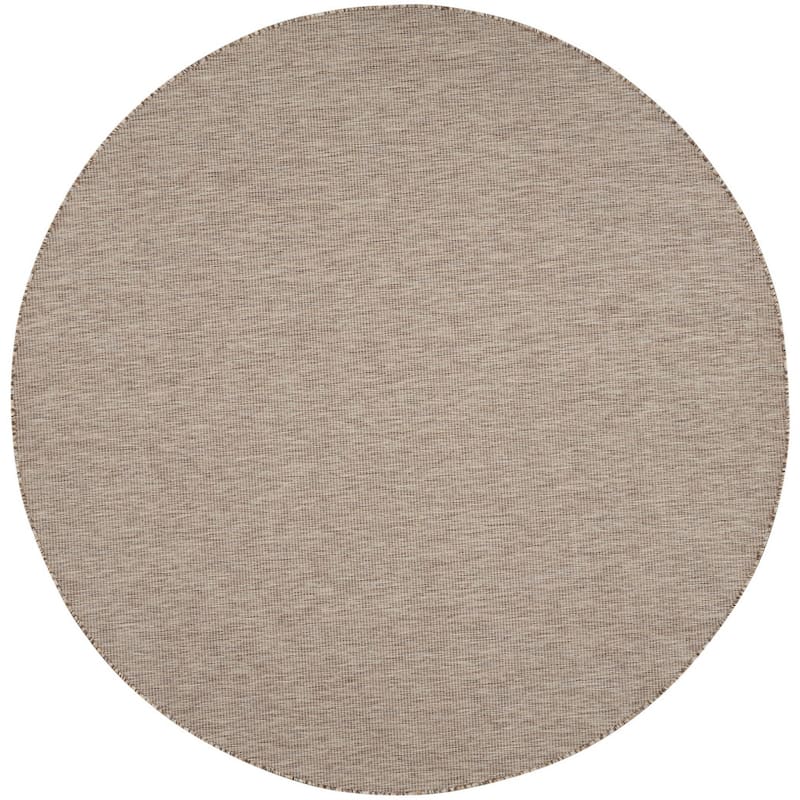 HomeRoots Contemporary Round Outdoor Rug - 8' Round