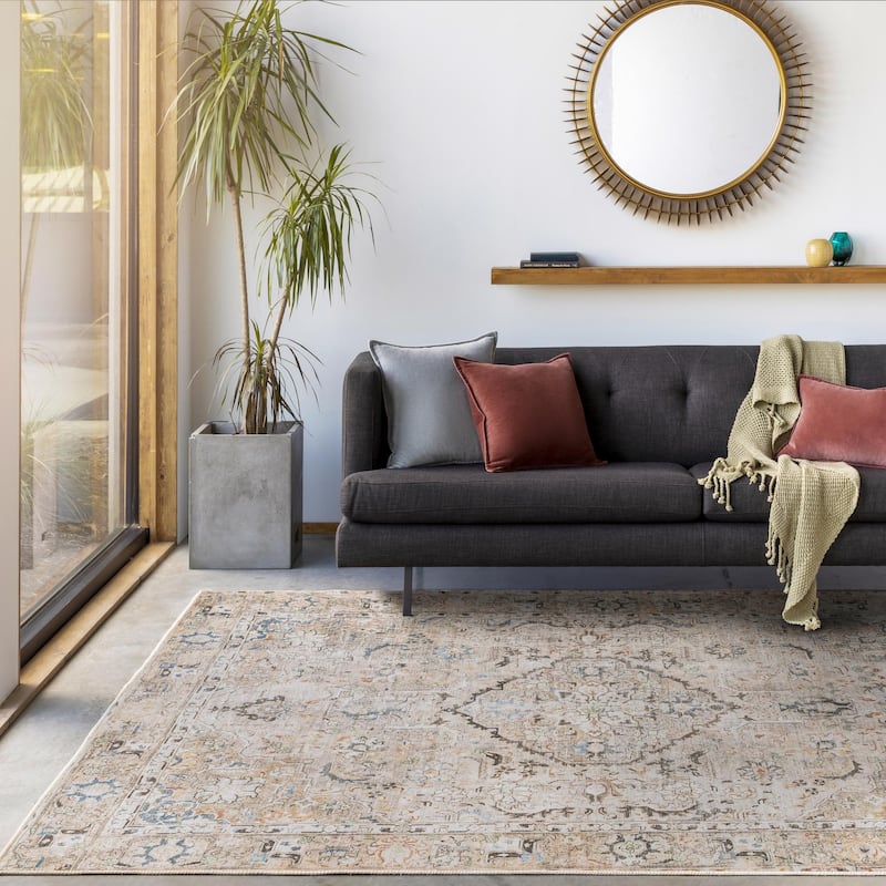 Livabliss Kemer Traditional Washable Area Rug
