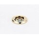 preview thumbnail 7 of 10, Alno Traditional 1 Inch Diameter Cabinet Knob Backplate with Beveled Unlacquered Brass
