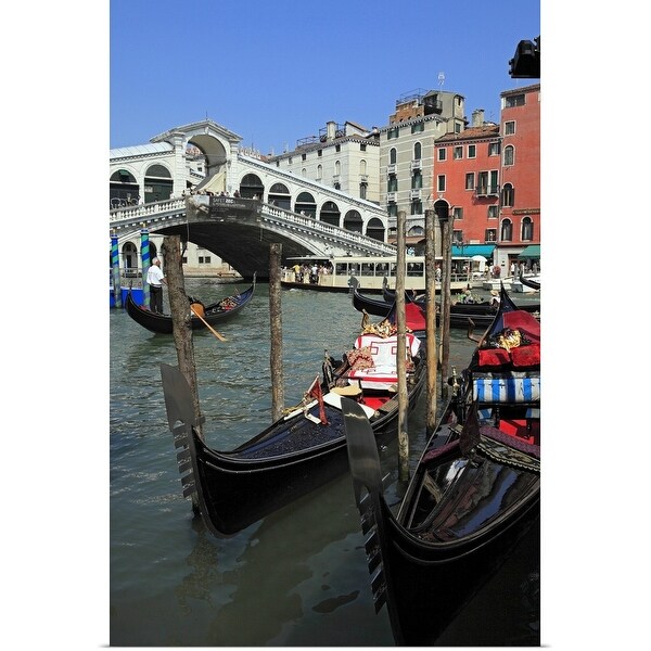 "Gondola at Venice, Venice, Veneto, Italy" Poster Print