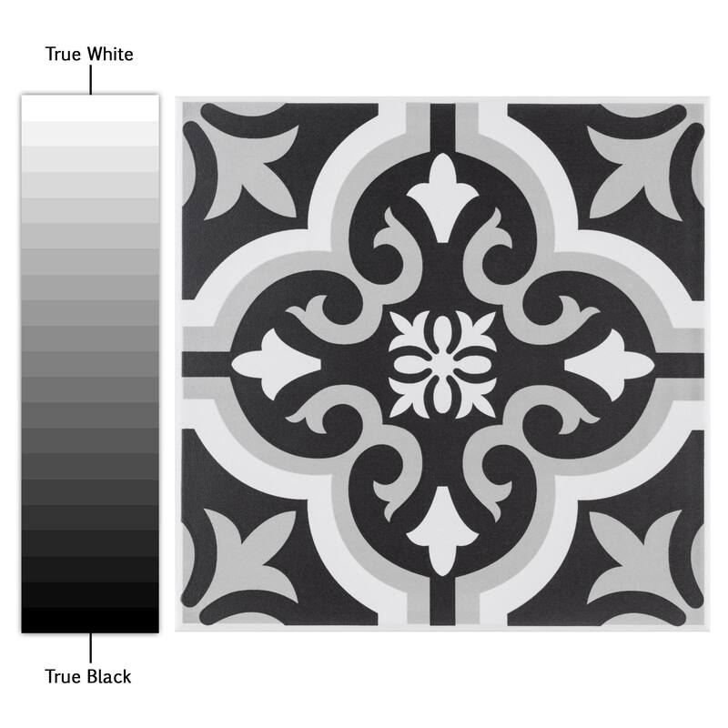 SomerTile Braga Classic II Encaustic 7.75" x 7.75" Ceramic Floor and Wall Tile