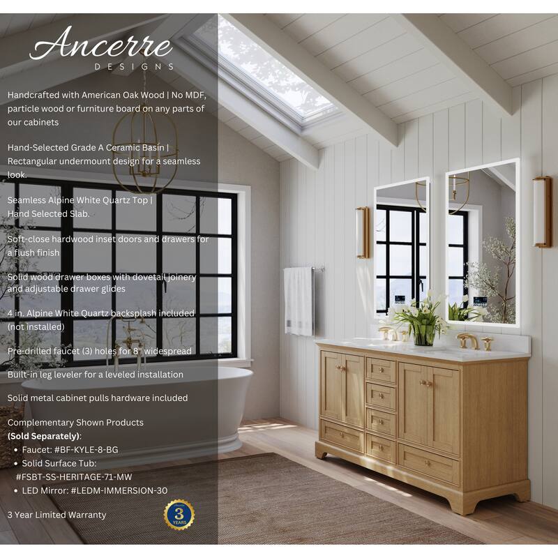 Ancerre Designs Audrey Bathroom Vanity Set