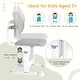 preview thumbnail 19 of 28, Costway Kids Desk Chair with Adaptive Double Backrest, Adjustable - See Details