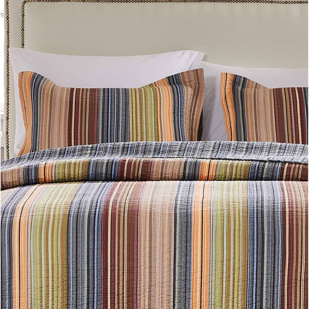 Greenland Home Fashions Katy Cotton Pillow Shams (Set of 2)