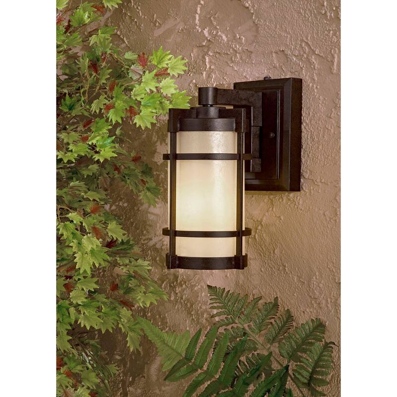 The Great Outdoors 72022 Andrita Court 12" Tall Outdoor Wall Sconce