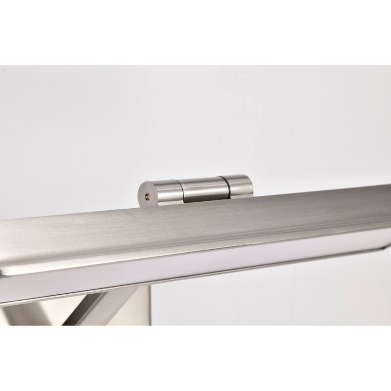 Hazel 1 Foot LED Picture Light 3 CCT Selectable Brushed Nickel Finish Acrylic Lens - Brushed Nickel