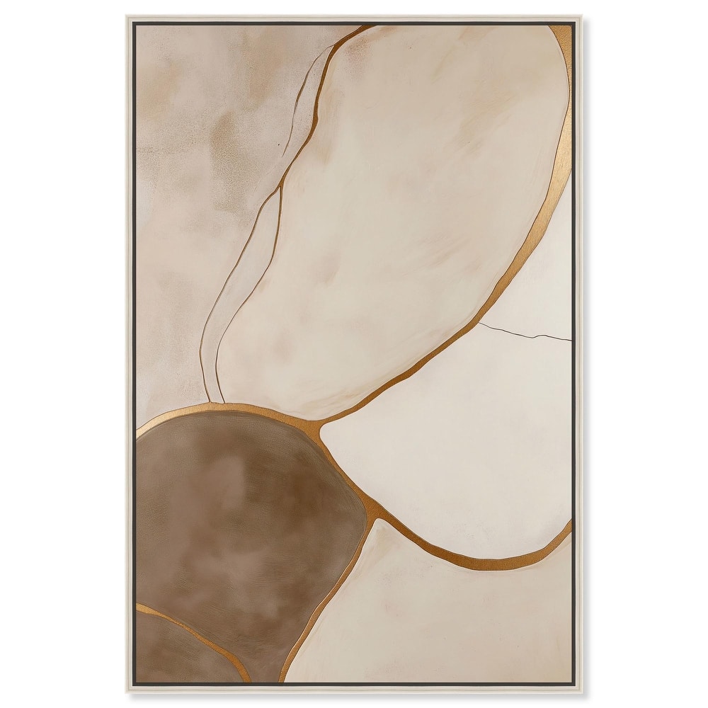 Taupe Terrain I Canvas by Art Remedy