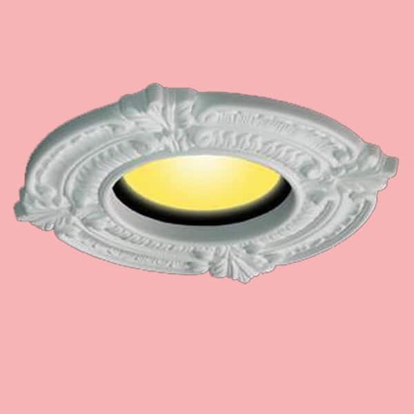 Shop Recessed Urethane Ceiling Medallion Trim White 6 Inches