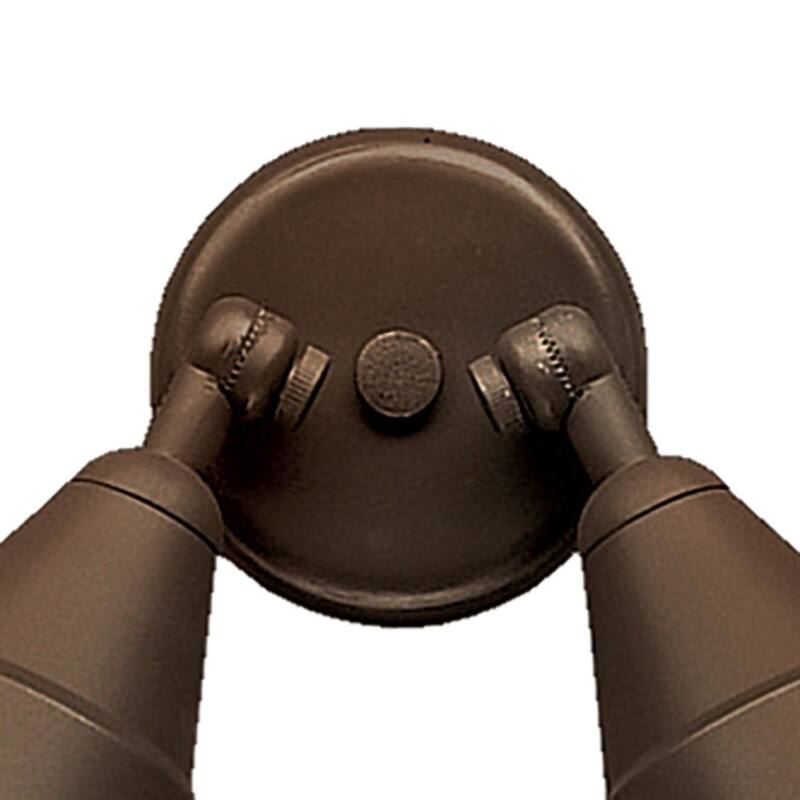 Kichler Lighting Utilitarian 2-light Architectural Bronze Outdoor Wall Sconce