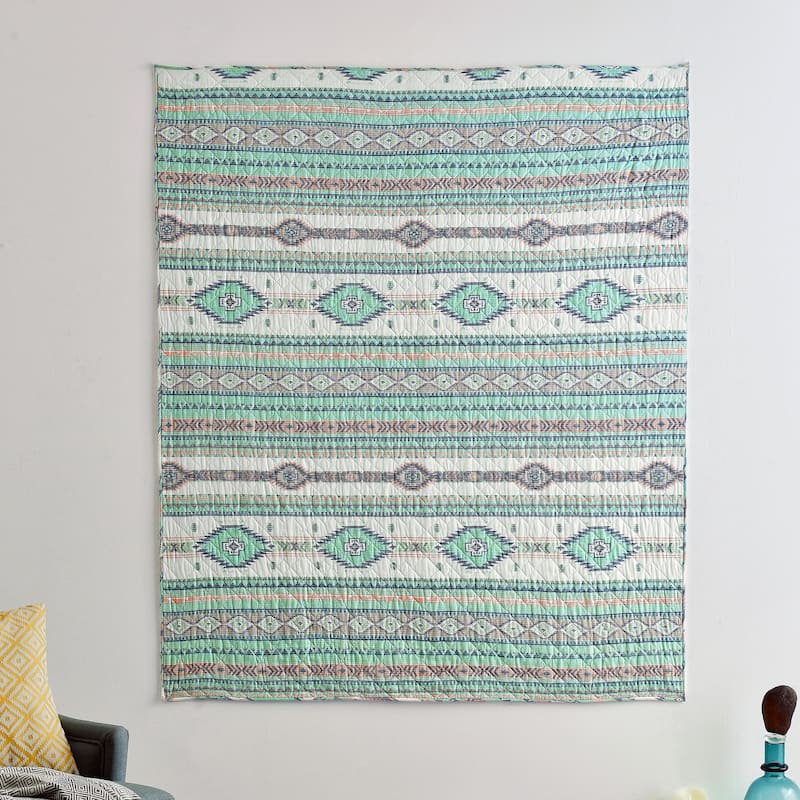The Curated Nomad San Carlos Quilted Throw Blanket