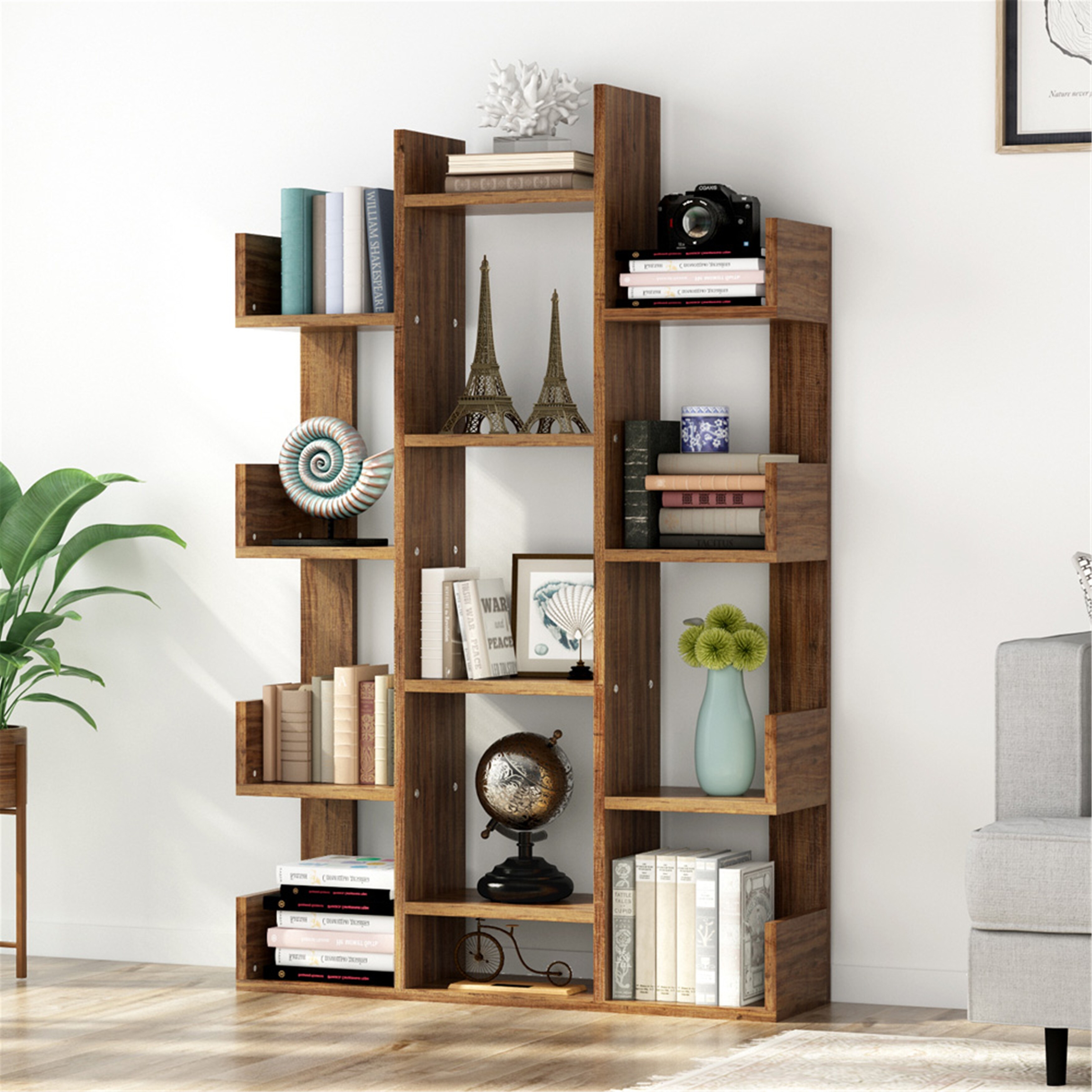 Modern Tree Bookshelf Book Rack Display Shelf On Sale Overstock 31432701 If you have questions, contact us by phone or. modern tree bookshelf book rack display shelf