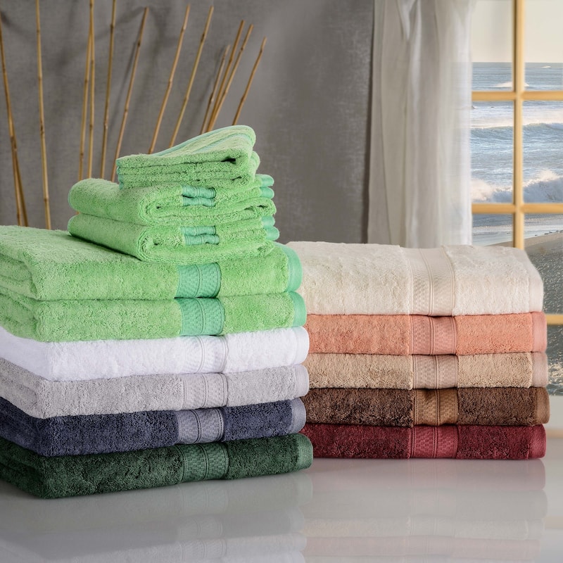 Superior Rayon from Bamboo and Cotton 6-Piece Towel Set