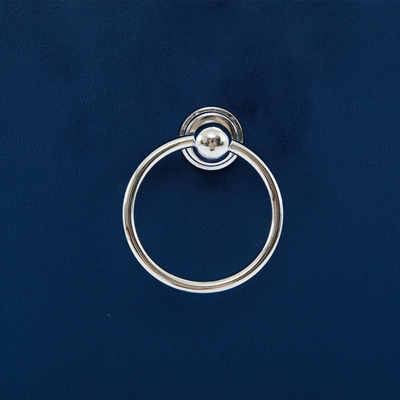 Velvet Swivel Bar Stools Set of 2, Button Tufted Bar Stools with Rivet Trim, Kitchen Stools with Metal Pull Ring & Footrest