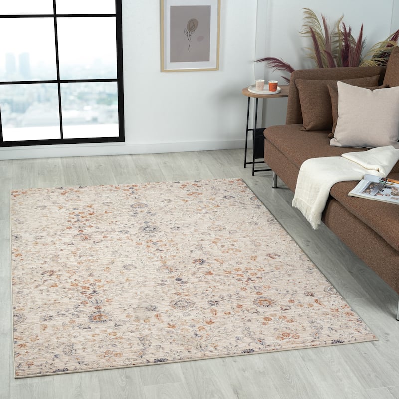 Sevita Lancaster Floral/Botanical Area Rug