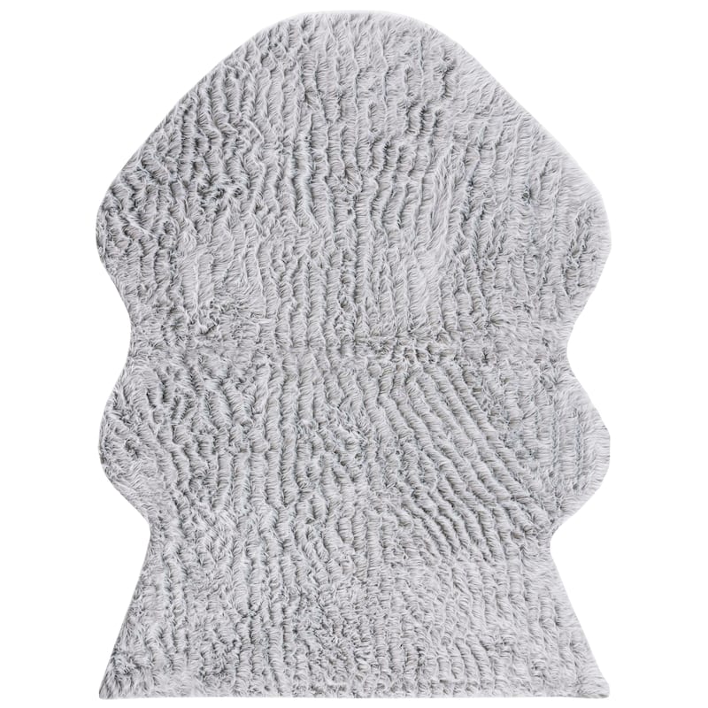 SAFAVIEH Faux Sheep Radena Christen Shag Solid Rug