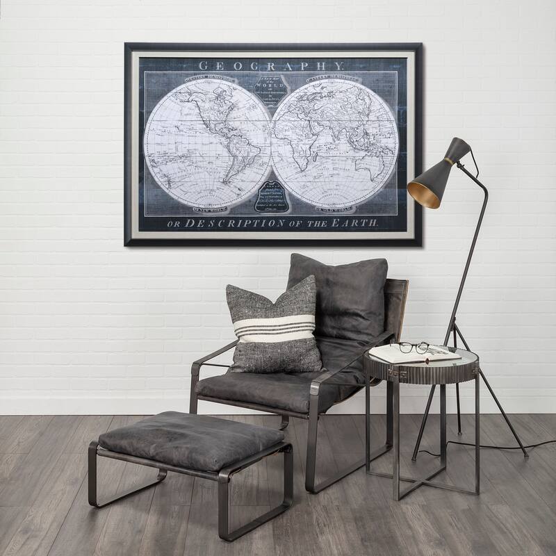 Old World Globe Framed Art Print