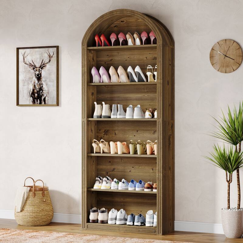 Tall Shoe Storage Cabinet for Entryway