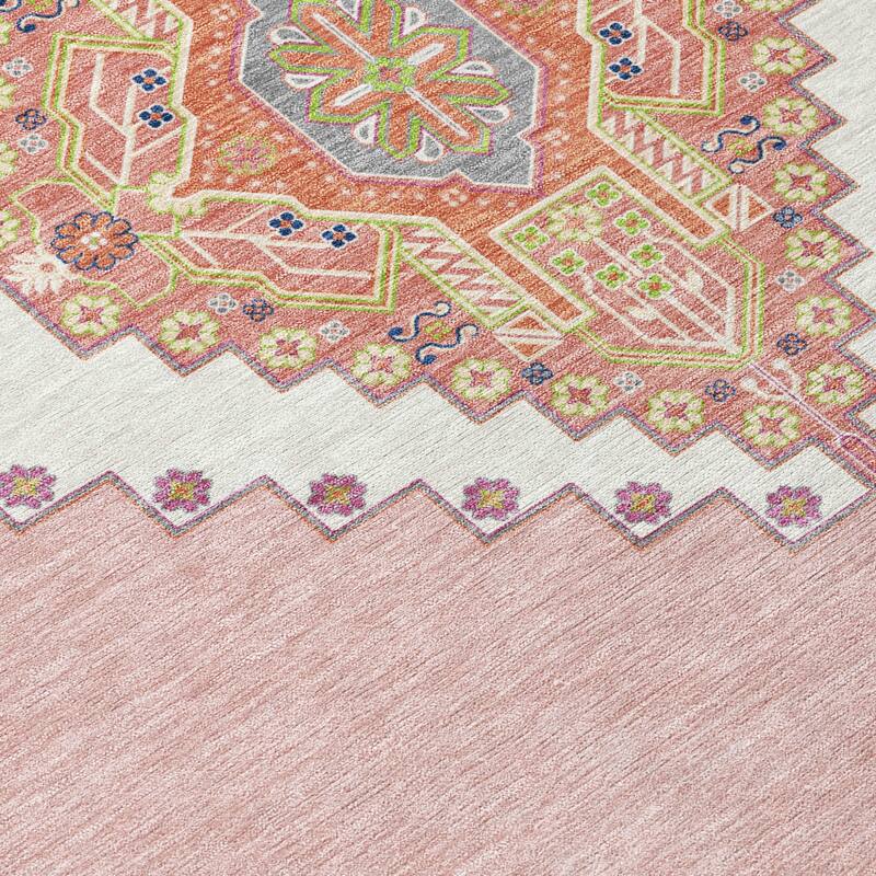 HomeRoots Oriental Traditional Rectangle Outdoor Rug