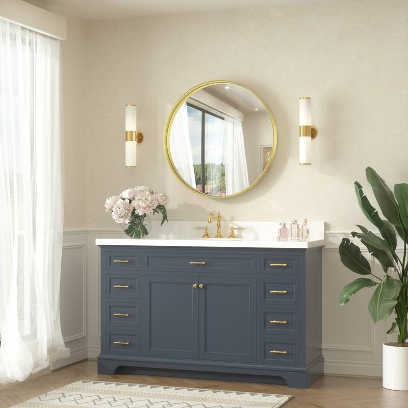 Keonjinn Round Framed Bathroom Wall Mirrors