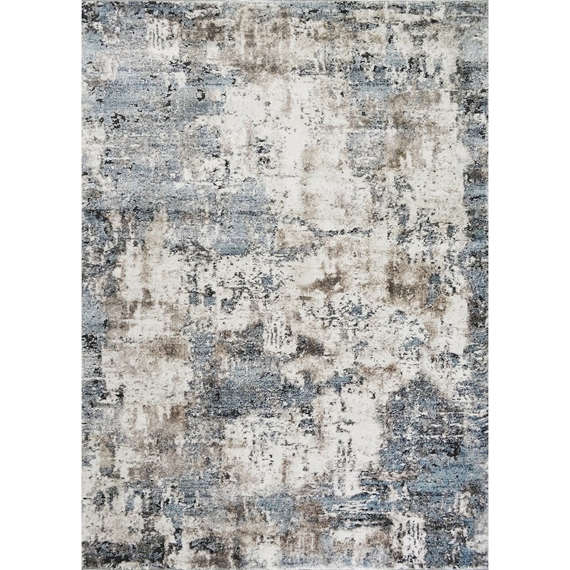 Rhapsody Delta Multi Contemporary Area Rug - 7'10"x9'10"