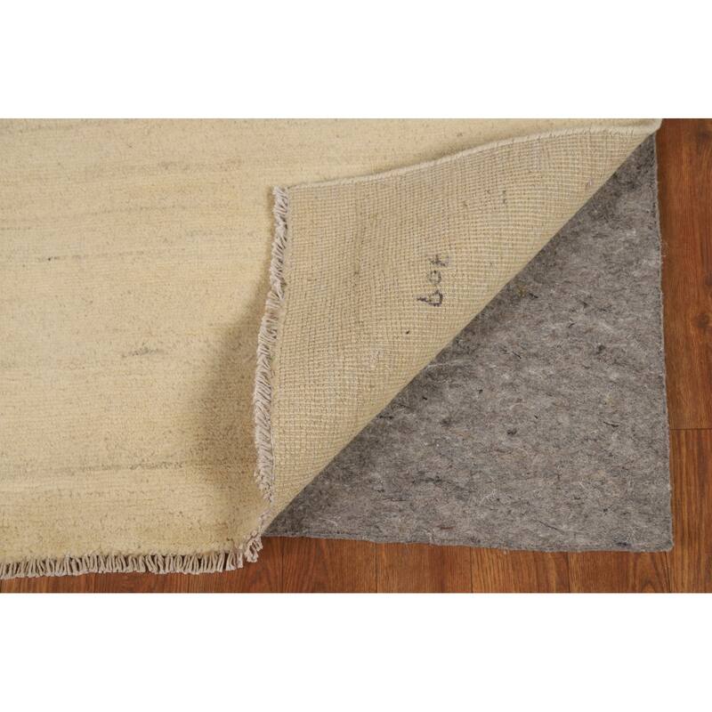 Modern Gabbeh Oriental Rug Handmade Wool Carpet - 4'10"x 6'2"
