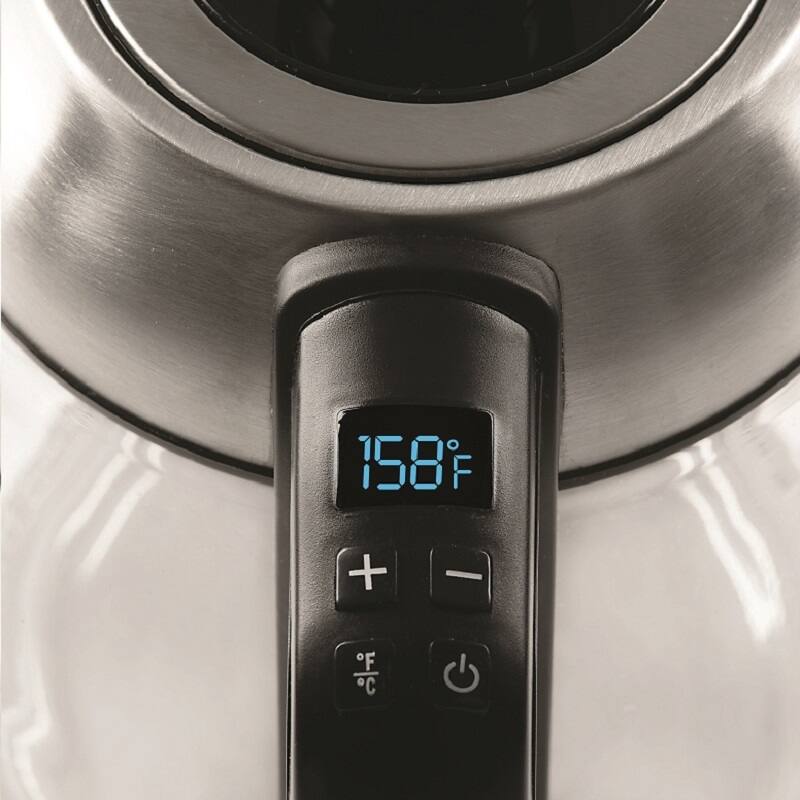 Salton Temperature Control Kettle 1.7L With Tea Steeper GK1758 Bed