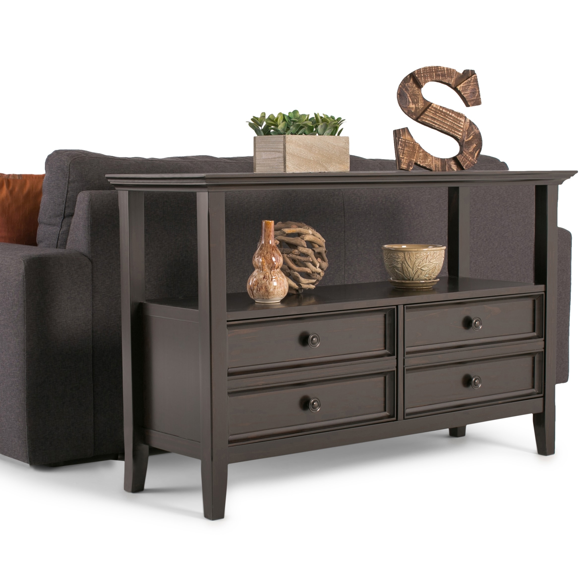 Wyndenhall halifax solid wood 48 top inch wide transitional entryway storage bench