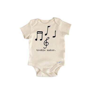 Piano Music Musician - Baby Boy Girl Clothes Infant Bodysuit Funny Cute Newborn
