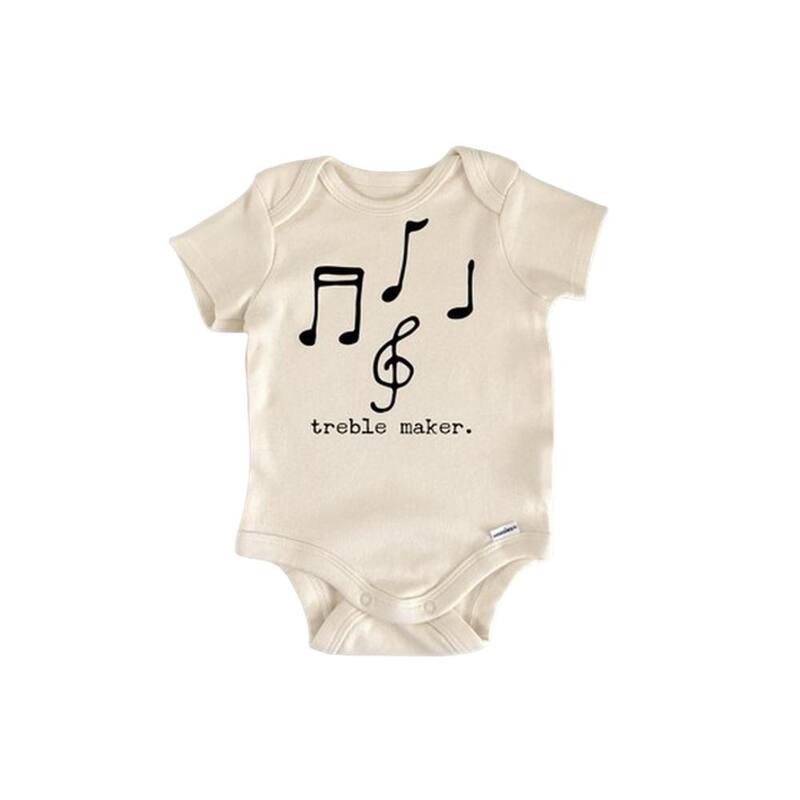 Piano Musician Music - Baby Boy Girl Clothes Infant Bodysuit Funny Cute Newborn
