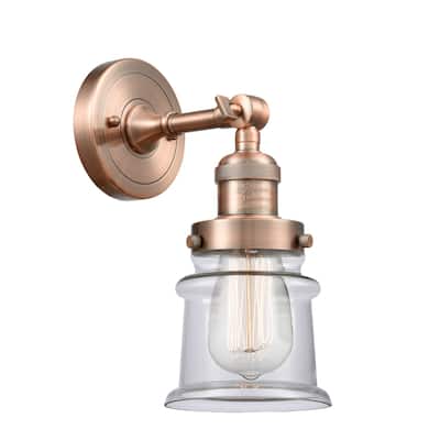 Innovations Lighting Small Canton Single Light 11" Tall Bathroom
