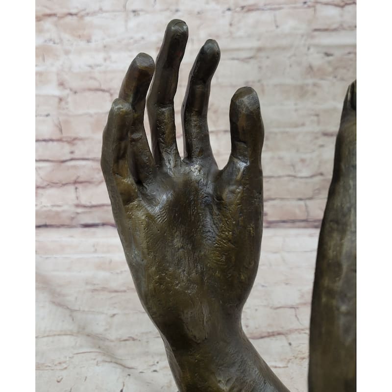 The Cathedral By Rodin, Rodin Clical Sculpture Genuine Bronze Sculpture Statue