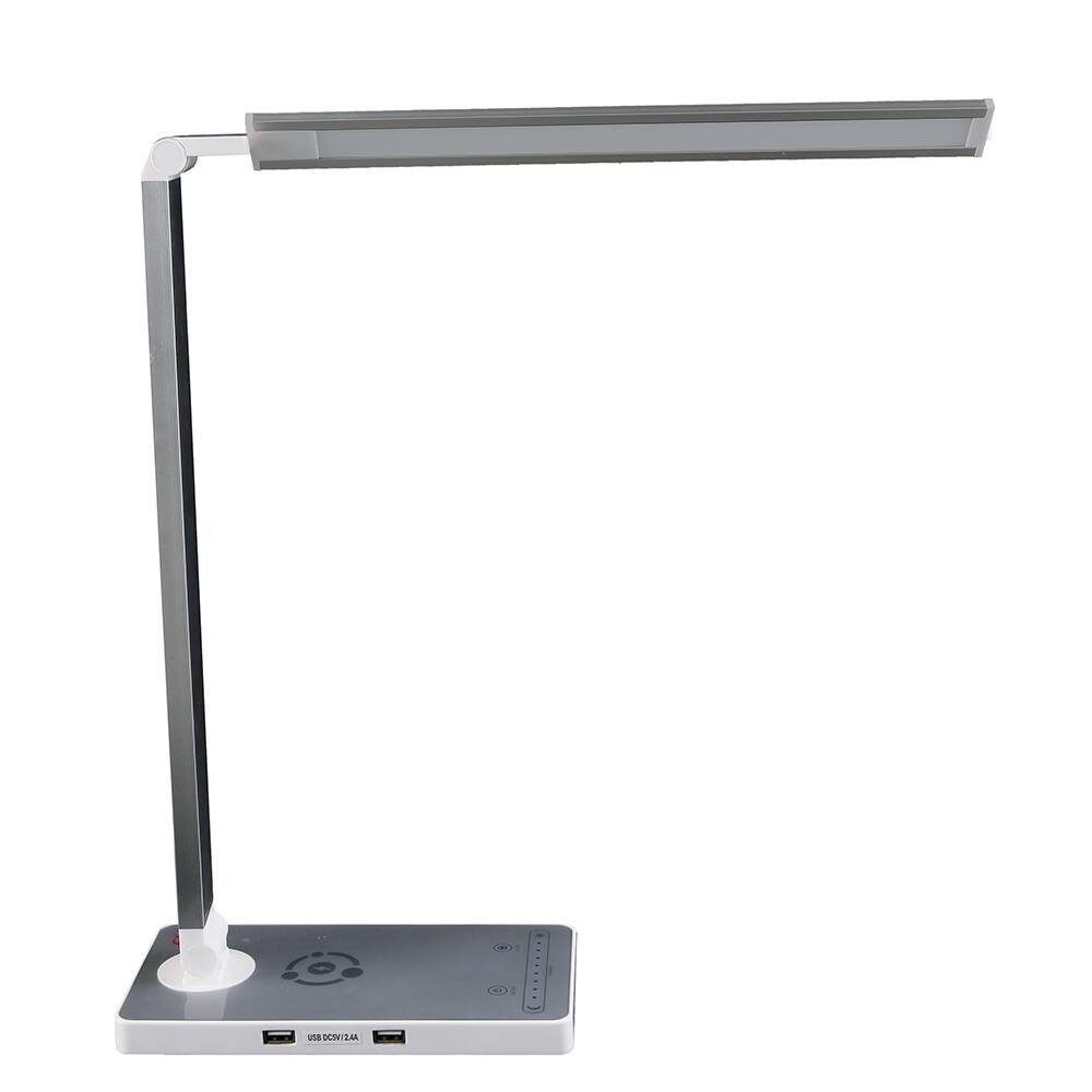 Amax Lighting 10W Aluminum with 110V240V LED Desk Light White Finish