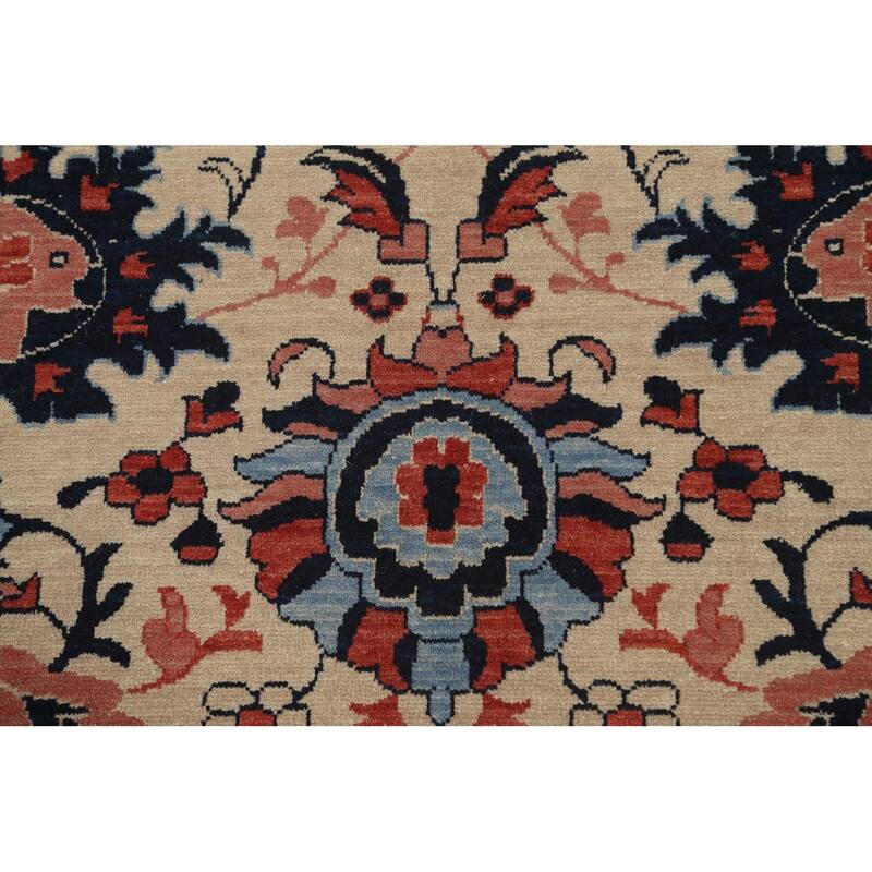 Sultanabad Ziegler Turkish Oriental Area Rug Hand-knotted Wool Carpet - 9'9" x 13'0"