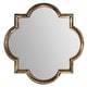 preview thumbnail 1 of 3, Uttermost Lourosa Quatrefoil Wall Mirror Antique Gold