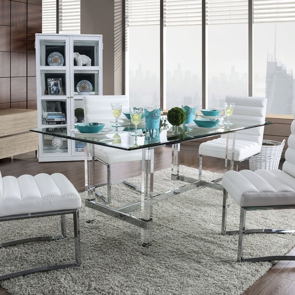 Acrylic Dining Room Tables / Make A Statement With Acrylic Dining Sets