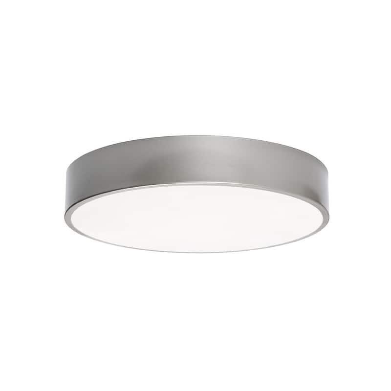 AFX BAYF14LAJUD Bailey 14" Wide LED Flush Mount Bowl Ceiling Fixture - Satin Nickel