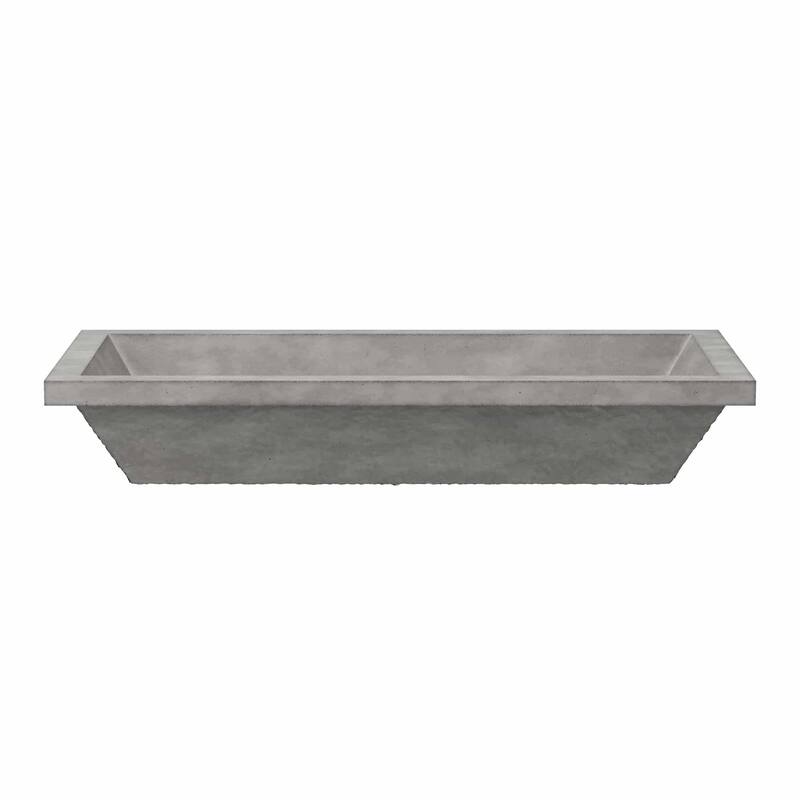 Arcata NativeStone drop-in Rectangular Bathroom Sink