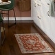 preview thumbnail 8 of 9, TOWN & COUNTRY LUXE Livie Forever Vintage Everwash Washable Non-Slip Backing Kitchen Mat 2' x 3' 4" - Rust/Ivory - Rectangle