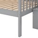 preview thumbnail 9 of 8, Gray Twin over Full Stairway Bunk Bed with Storage Staircase